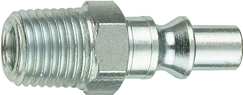 Tru-Flate 12-325 Plug, A-Style, 1/4 in, MNPT, Steel
