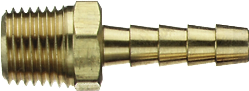 Tru-Flate 21-133 Air Hose Fitting, 1/4 in, MNPT x Barb