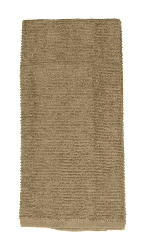 Ritz Royale Mocha Cotton Solid Kitchen Towel 1 pk, Pack of 3