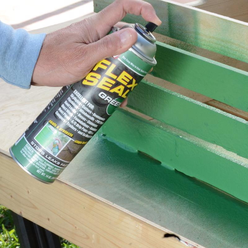 Flex Seal Family of Products Flex Seal Green Rubber Spray Sealant 14 oz, Pack of 6