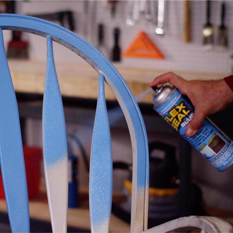 Flex Seal Family of Products Flex Seal Blue Rubber Spray Sealant 14 oz, Pack of 6