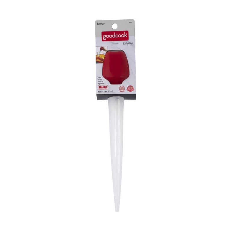 Good Cook Clear/Red Nylon Baster, Pack of 2
