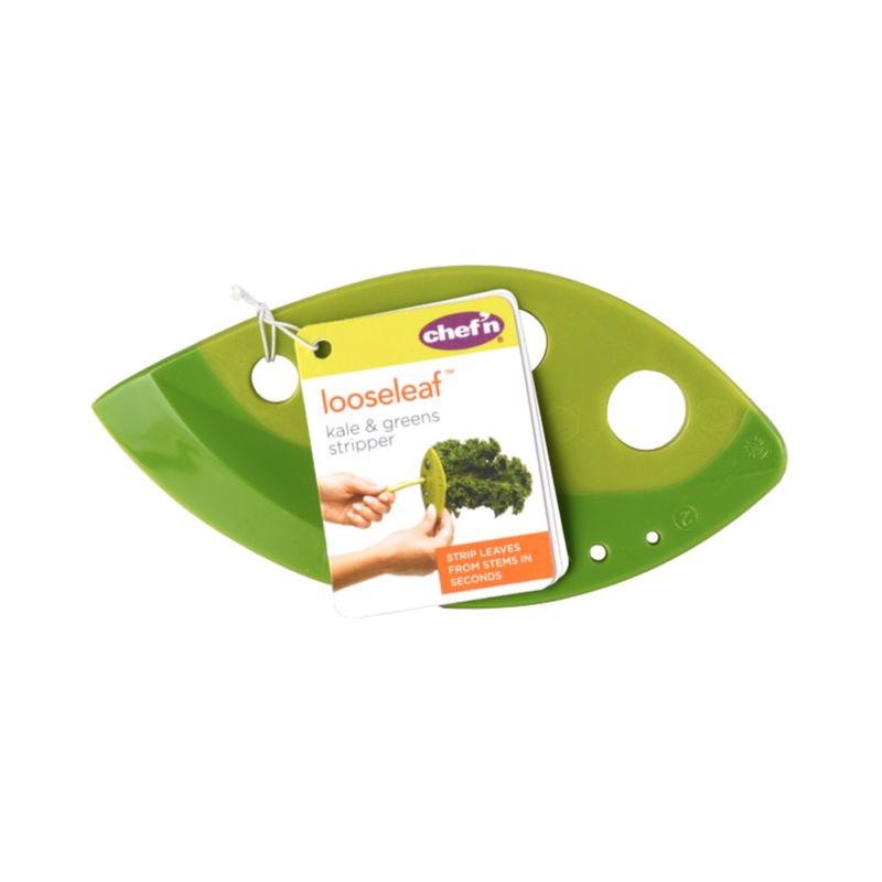 Chef'n Looseleaf Green Plastic Kale and Greens Stripper, Pack of 12