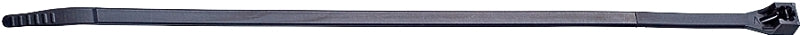 Gardner Bender 47-127UVB Cable Tie, 6 in Max Bundle Dia, Latch Locking, Nylon, UV Black