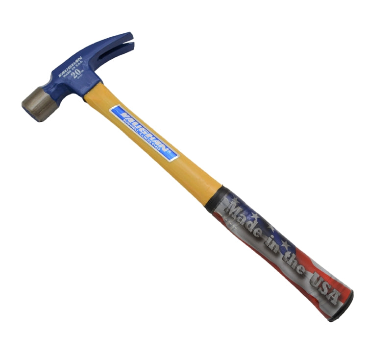 Vaughan 999 Series FS999ML Framing Hammer, 20 oz Head, Framing, Milled, Straight Claw Head, HCS Head, 16 in OAL