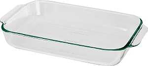 Anchor Hocking Oven Basics Series 81935AHG18 Bake Dish, 3 qt Capacity, Glass, Clear, Dishwasher Safe: Yes, Pack of 3