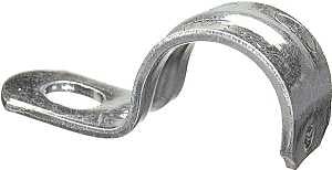 Halex 61115B Conduit Strap, 1-1/2 in, 25/BX, Steel