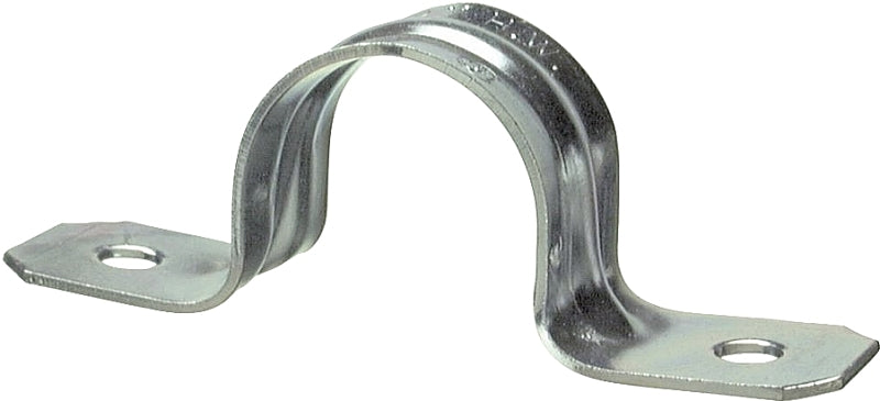 Halex 61205B 2-Hole Rigid Conduit Strap, 1/2 in, Steel