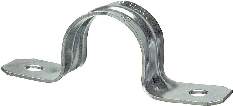 Halex 61210B 2-Hole Rigid Conduit Strap, 1 in, Steel