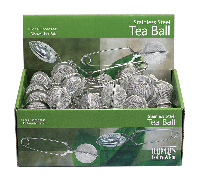 Harold Import Silver Stainless Steel Tea Ball Infuser, Pack of 24