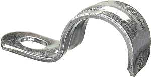 Halex 61515B Conduit Strap, Steel, 1-1/2 in, 25/BX