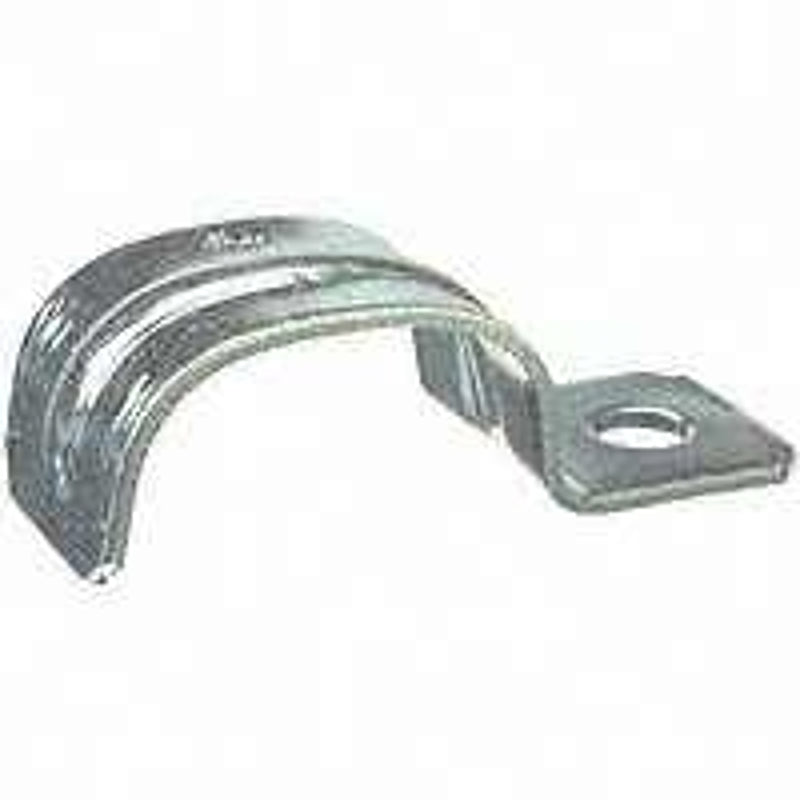 Halex 62192B 1-Hole Service Entrance Cable Strap, 3 to 2 AWG, Steel, Galvanized