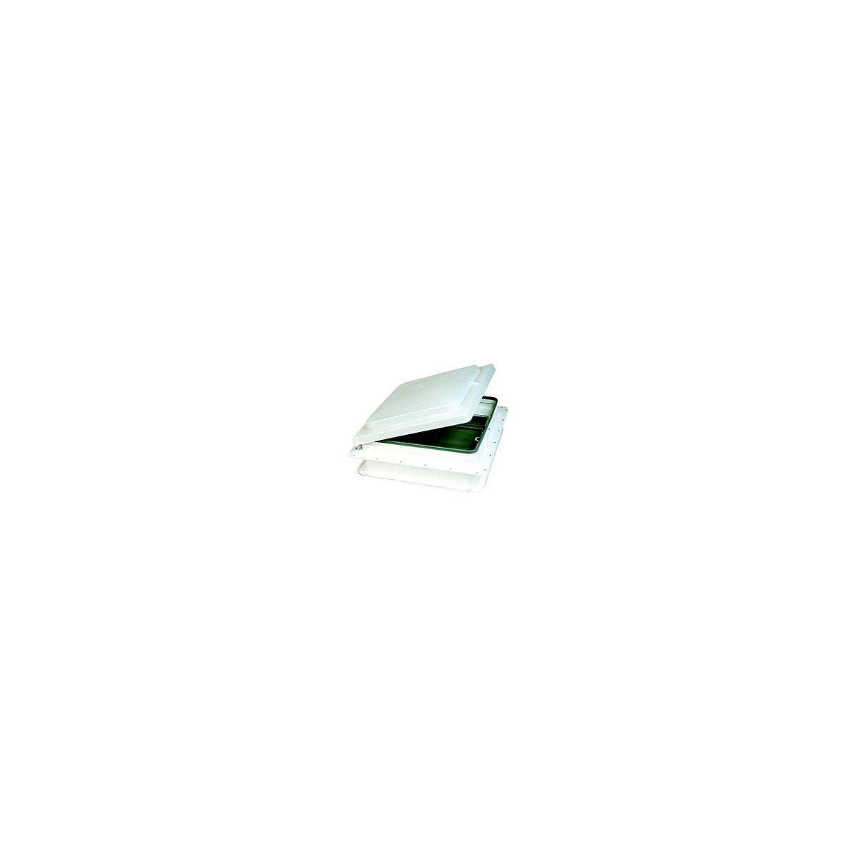 Heng's V071101C1G1 Standard Mount Plastic Base Vent, White Base / White Lid, Manual