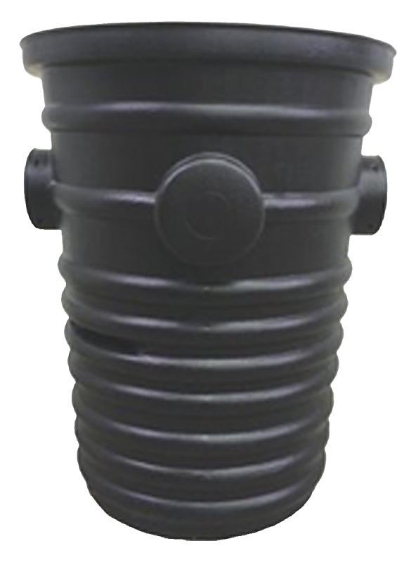 ADS 1524ADH Sump Well, 14 gal Tank, HDPE, Black