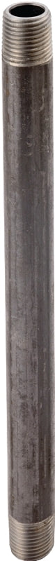 ProSource 3/4X9B Pipe Nipple, 3/4 in, Male, Steel, 40 Schedule, 9 in L