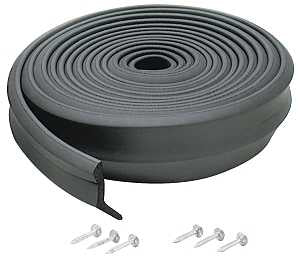 M-D 03723 Bottom Garage Door Sealer, 1 in Thick, 9 ft L, EPDM, Black
