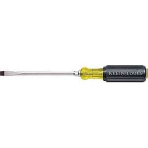 Klein Tools 602-6 Screwdriver, 5/16 in Drive, Keystone Drive, 10-15/16 in OAL, 6 in L Shank, Rubber Handle