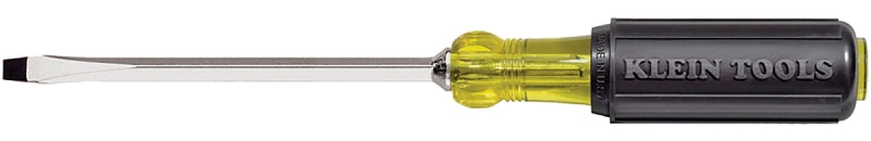 Klein Tools 600-6 Screwdriver, 5/16 in Drive, Keystone Drive, 10-15/16 in OAL, Rubber Handle, 6 in L Shank