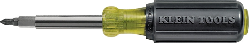 Klein Tools 32477 10-in-1 Screwdriver/Nut Driver, 5/16, 1/4 in Drive, 7-3/4 in OAL, Cushion-Grip Handle