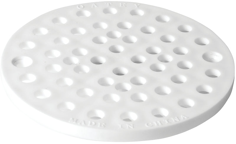 Oatey 304 Series 42021 Replacement Strainer, 6-3/4 in Dia, Plastic, White