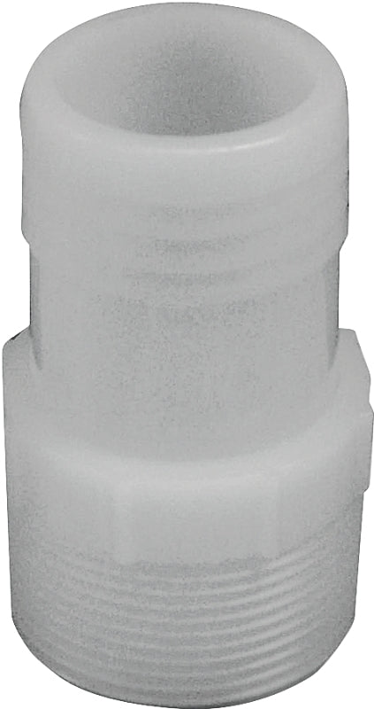 Boshart UNA-15 Pipe Adapter, 1-1/2 in, Insert, MPT, Nylon
