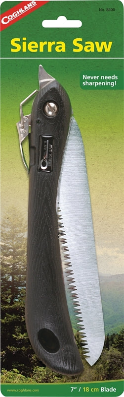 Coghlan's 8400 Sierra Saw, Steel Blade, Plastic Handle, 16 in L
