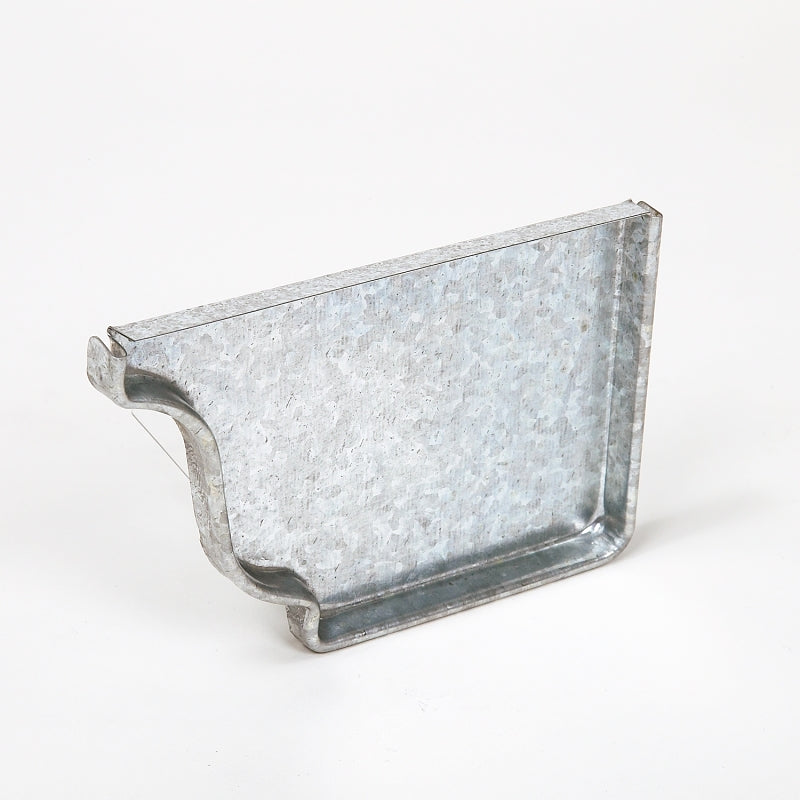 Amerimax 29206 Left End Gutter Cap, 5 in L, Steel, For: K-Style Gutter System