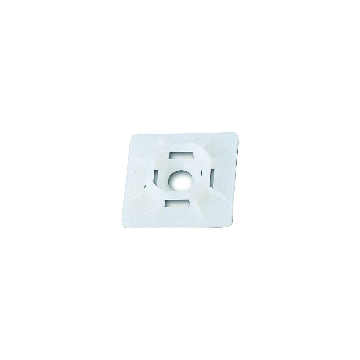 Ancor Cable Tie Adhesive Mounts, Natural, 25/pk