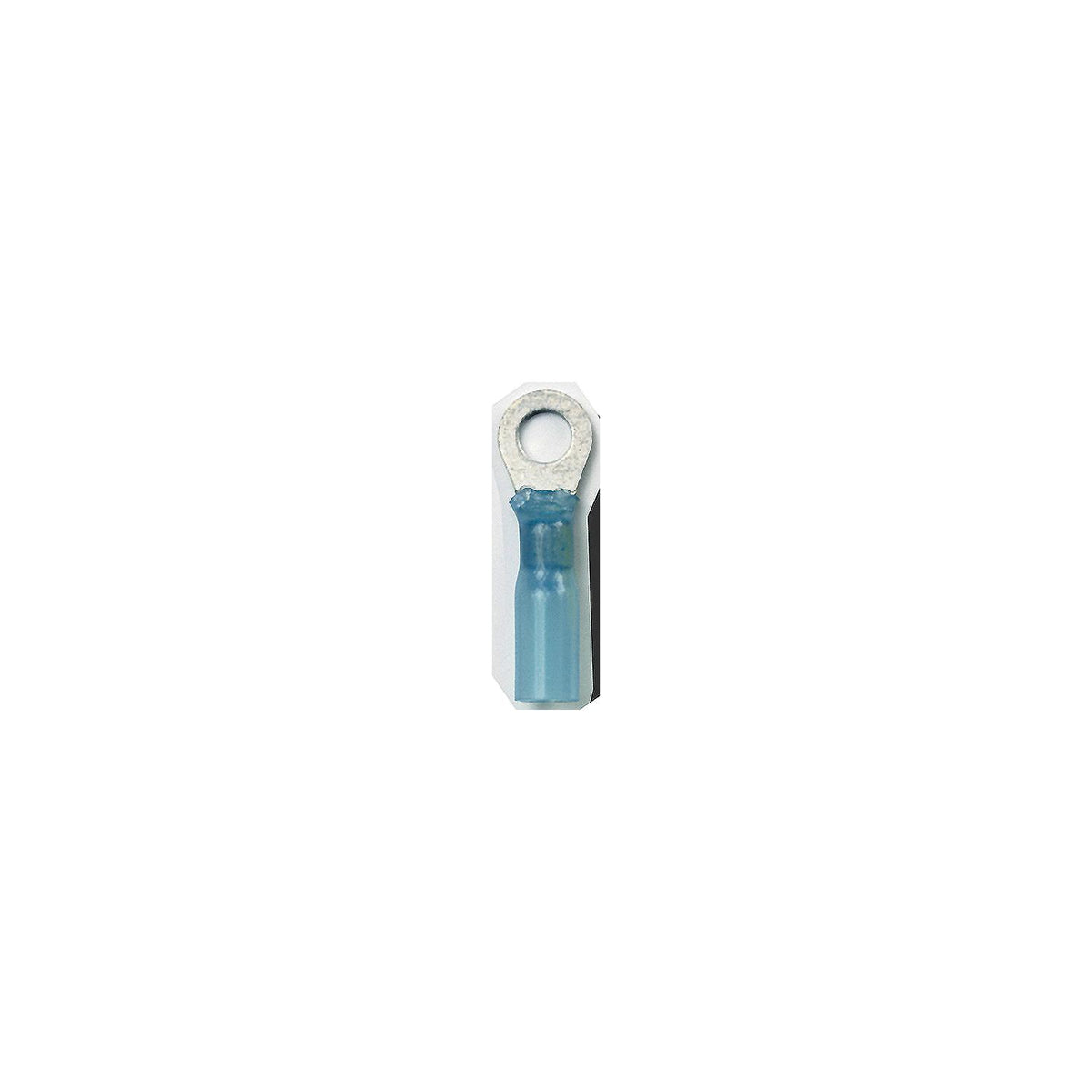 Ancor 311203 Marine Grade Heat Shrink Ring Terminals, #8 Fastener, 16-14 Wire, Blue, 3/Pk