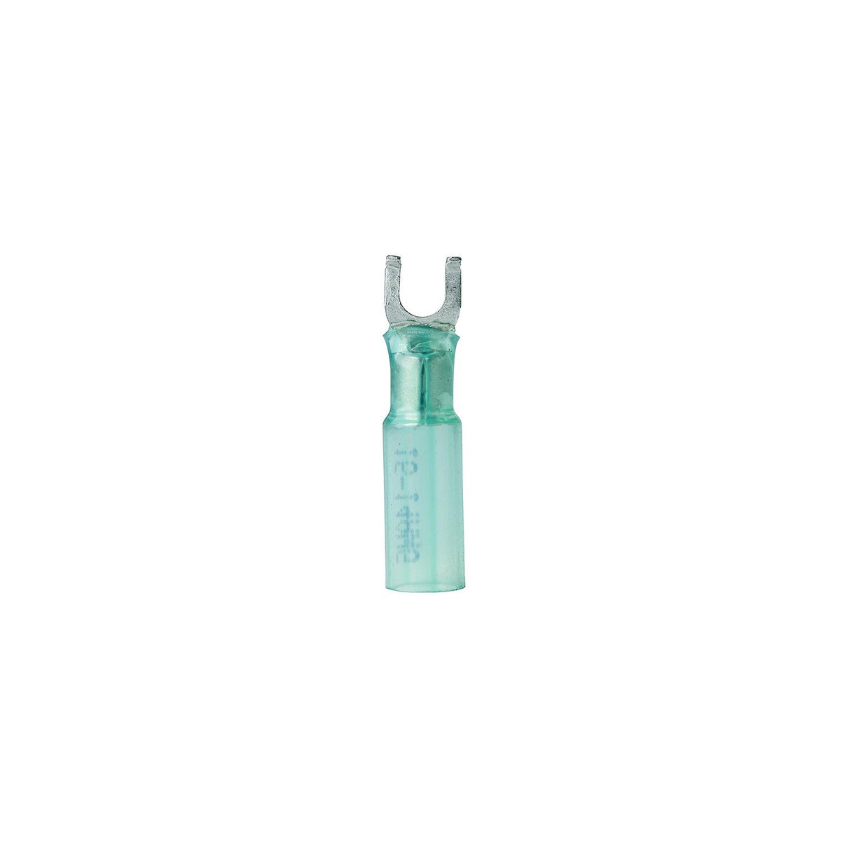 Ancor 314225 Marine Grade Heat Shrink Spade Terminal, #8 Fastener, 16-14 Wire, Blue, 25/Pk