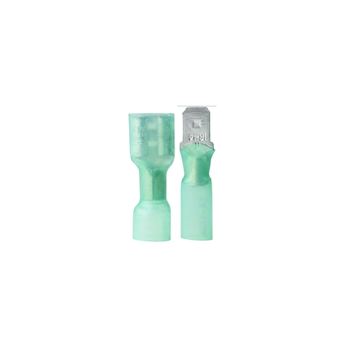 Ancor 317803 Marine Grade Heat Shrink Disconnects, 16-14 Female, Blue, 3/pk