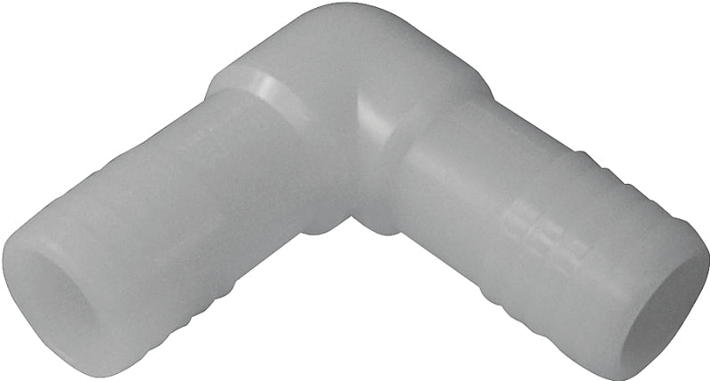 Boshart UNE-12 Pipe Elbow, 1-1/4 in, Insert, 90 deg Angle, Nylon