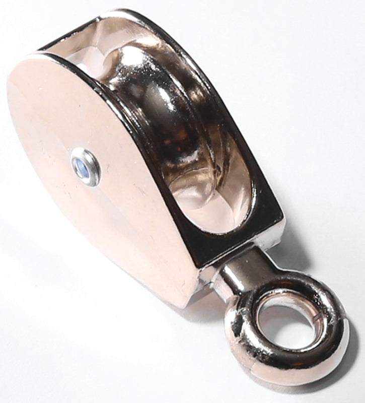 Baron 0174ZD-2 Fixed Tackle Pulley, 7/16 in Rope, 2 in Sheave