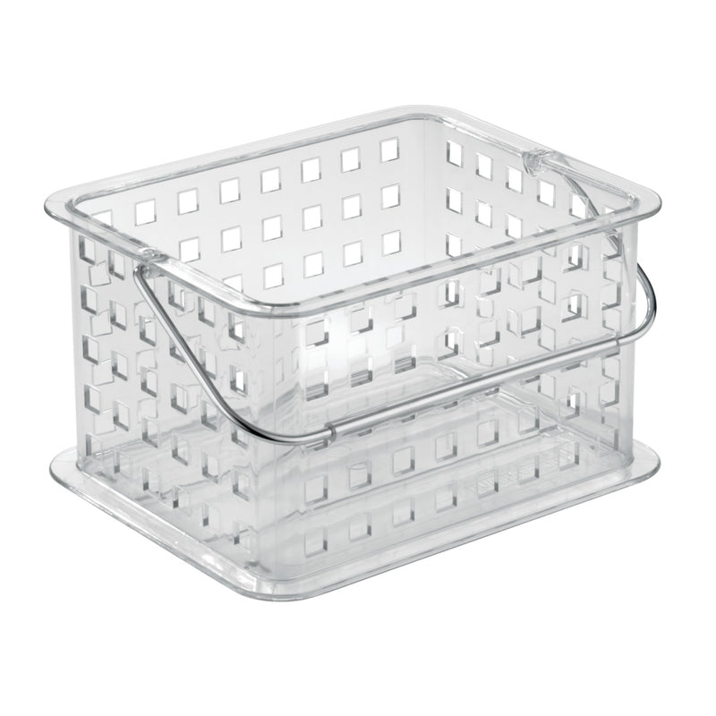 iDesign 8.8 in. L X 5.3 in. W X 6.9 in. H Clear Storage Basket