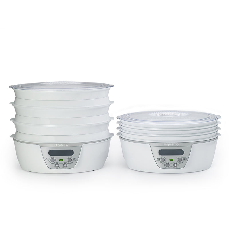 Presto Dehydro Semi-Gloss White 12 qt Food Dehydrator, Pack of 2