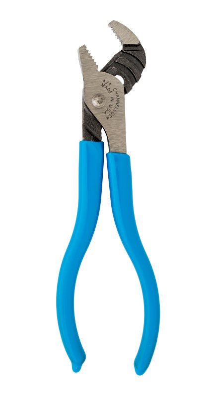 Channellock 424 Tongue and Groove Pliers, 4-1/2 in OAL, 1/2 in Jaw Opening, Blue Handle, Cushion Grip Handle