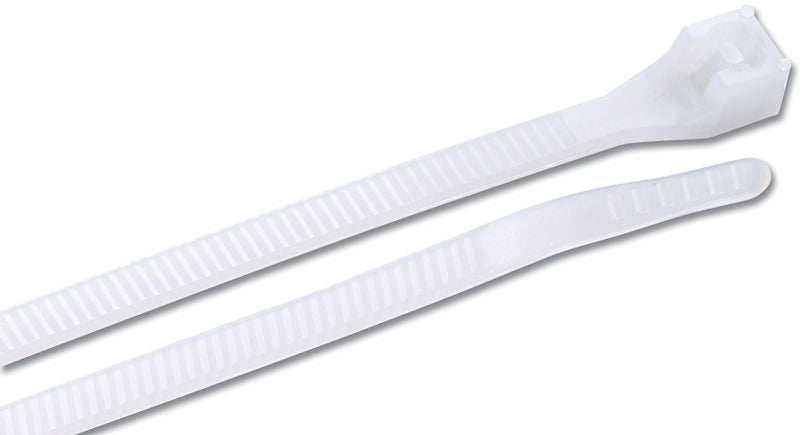Gardner Bender 46-311 Cable Tie, 3 in Max Bundle Dia, Double-Lock Locking, Nylon, Natural
