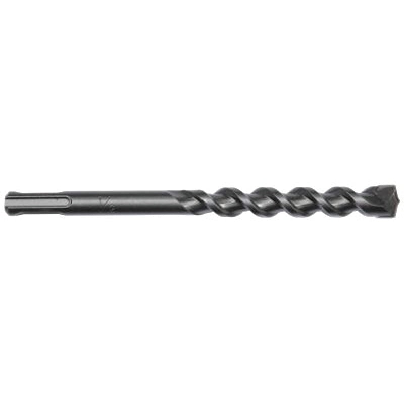 Irwin 322031 Hammer Drill Bit, 1/2 in Dia, 6 in OAL, Twist Flute, 1-Flute, 2 in Dia Shank, SDS-Plus Shank