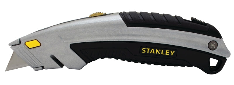 STANLEY INSTANTCHANGE 10-788 Utility Knife, 2-7/16 in L Blade, 3 in W Blade, Carbon Steel Blade, Ergonomic Handle