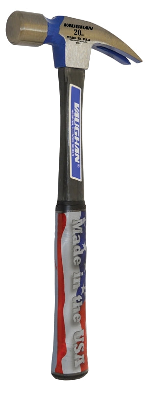 Vaughan 999 Series FS999 Hammer, 20 oz Head, Smooth, Straight Claw Head, HCS Head, 14 in OAL