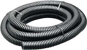 Gardner Bender FLX-5007T Corrugated Split Tubing, 1/2 in Dia, 7 ft L, Polypropylene, Black