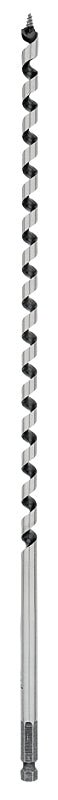 Irwin WeldTec 3043004 Auger Drill Bit, 3/8 in Dia, 17 in OAL, Twist Flute, 1-Flute, 3/8 in Dia Shank