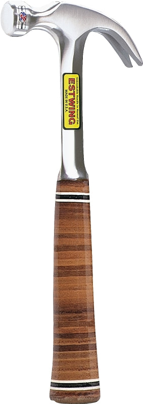 Estwing E16C Hammer, 16 oz Head, Curved Claw Head, Steel Head, 12-1/2 in OAL