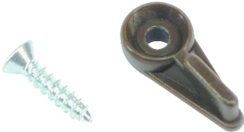 US Hardware WP-9767C Screen Clip, 3/8 in, Nylon, 8 CD, Bronze