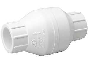 B & K ProLine Series 101-607 Check Valve, 1-1/2 in, 200 psi Pressure, PVC Body