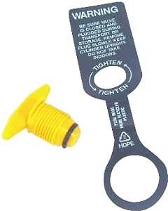 US Hardware RV-522C Propane Valve Plug, HDPE