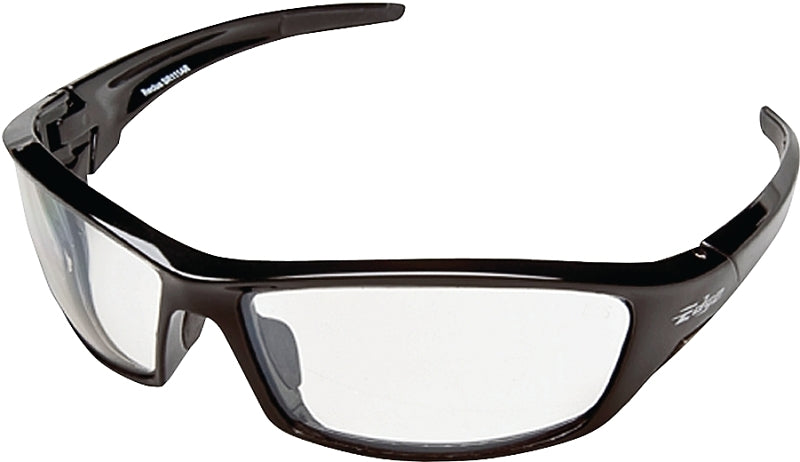 Edge Reclus Series SR111AR Safety Glasses, Unisex, 65 mm W Lens, Polycarbonate Lens, Full Frame, Wraparound Frame
