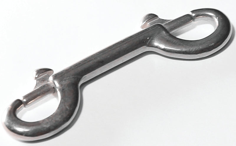 Baron 163Z Double Pattern Chain Snap, 70 lb Working Load, Metal, Nickel-Plated