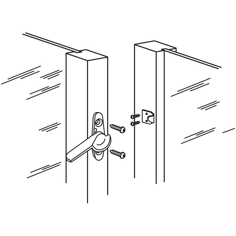 Prime-Line F 2509 Window Sash Lock, Zinc, Zinc