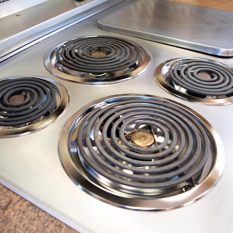 Range Kleen Chrome Drip Bowls 8 in. W X 8 in. L
